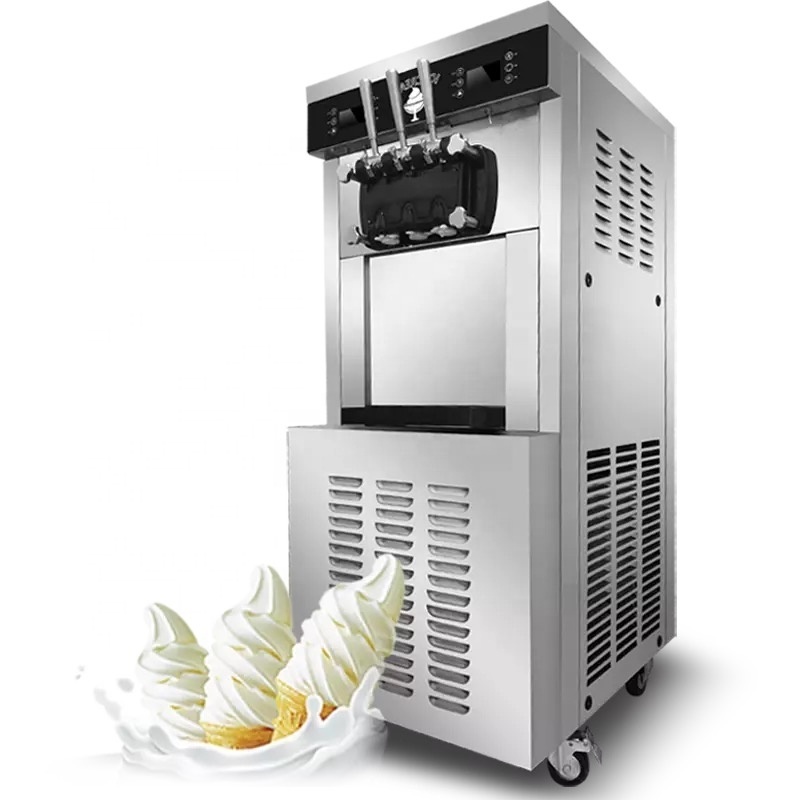 High Quality Soft Serve 3 Flavor Used vending frozen yogurt machine / ice cream machine for sale  with Super performance