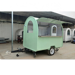 Airstream commercial mobile french fries hot dog food cart with grill and deep fryer pizza food truck van consession trailer