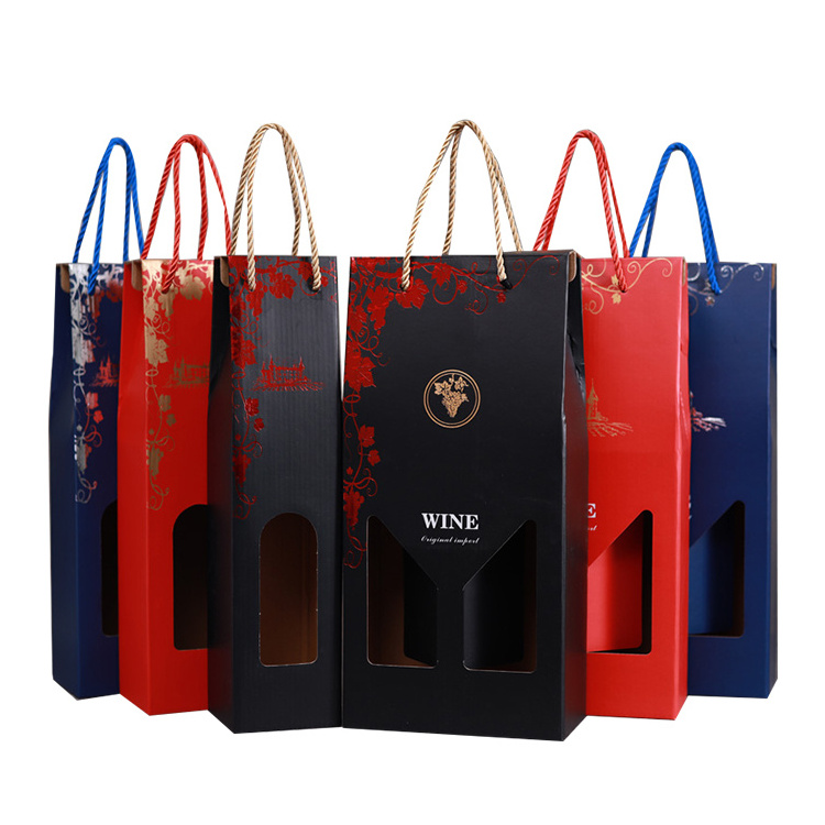 Durable Hot Sales Golden Supplier Low Price China Wholesale Wine Package Paper Box Packaging