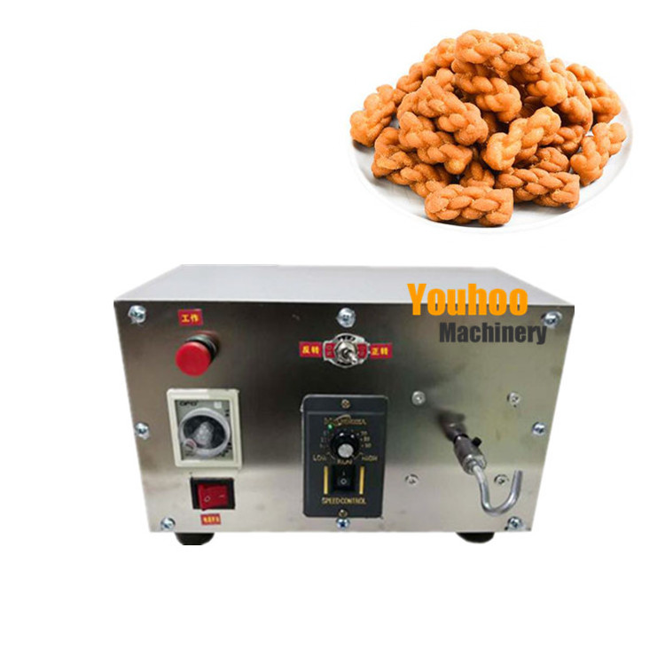 Small household mahua doughnut twist machine Chinese pretzel donut twist making twisting machine for sale