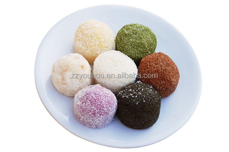 fully automatic mochi ice cream coating covering machine flour powder sprinkling machine for industrial