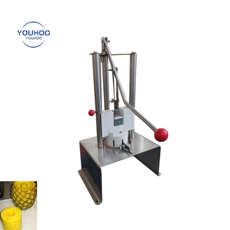 Large supermarket commercial ananas peeler and corer machine pineapple peeler corer slicer cutter equipment