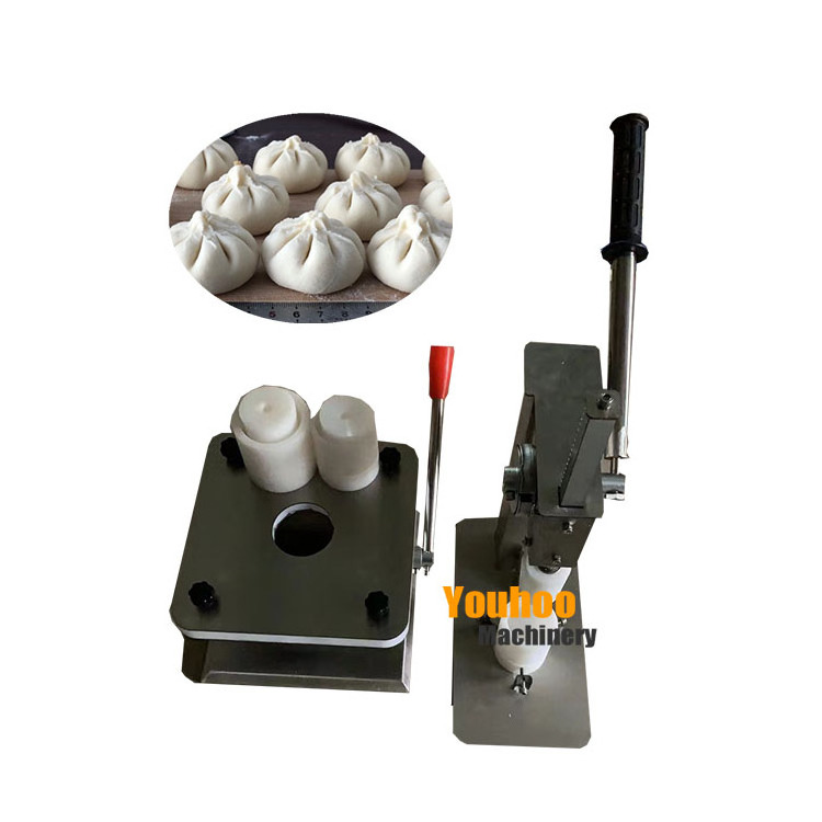 manual cheap price small siopao making filling wrapping machine pork bun household machine for sale