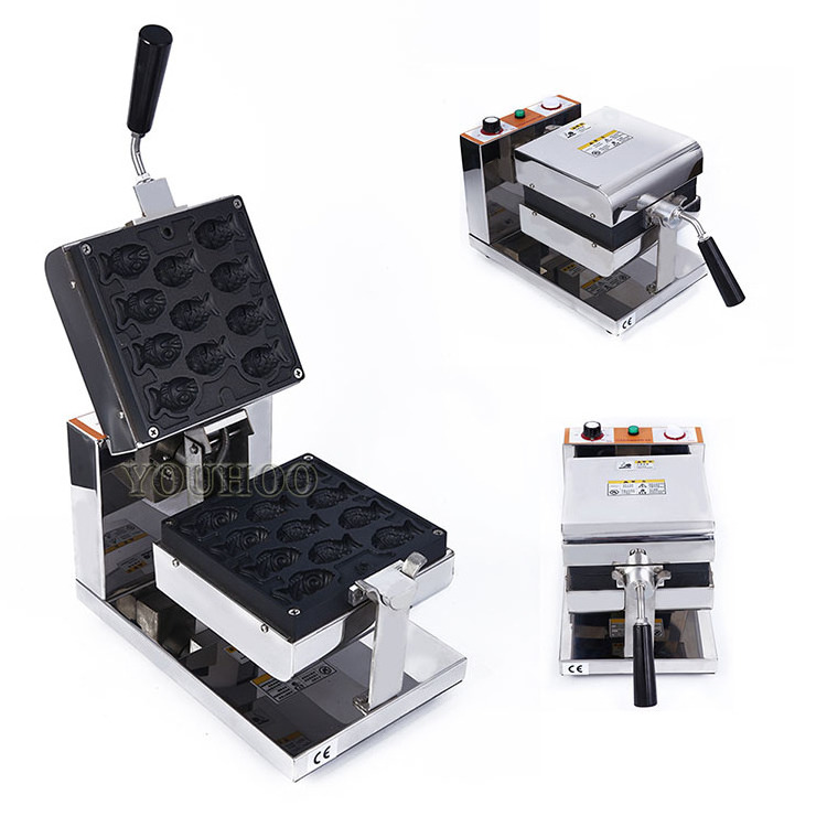 breakfast shop corn shaped cake manju waffle maker making baking machine