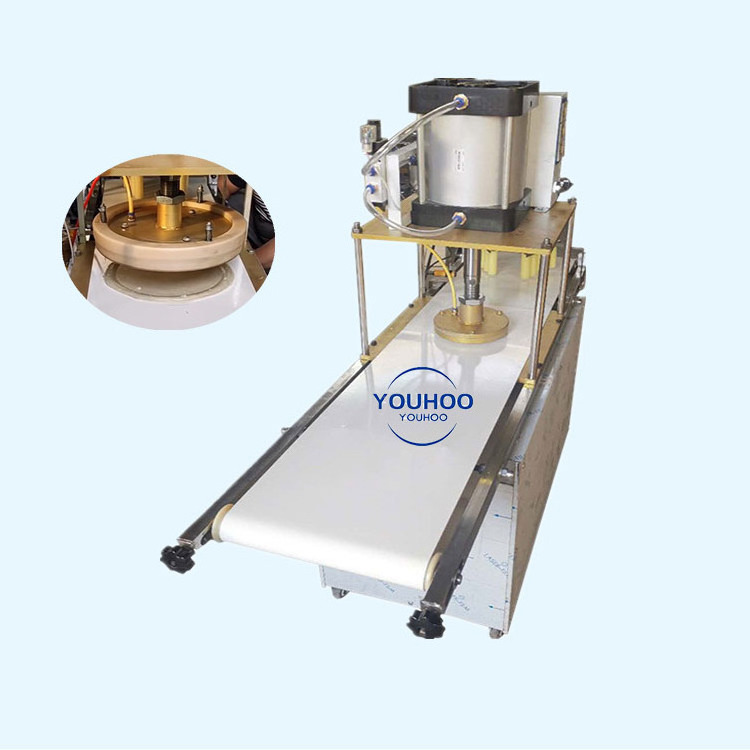 pneumatic pizza dough press machine naan bread crust making pressing machine automatic