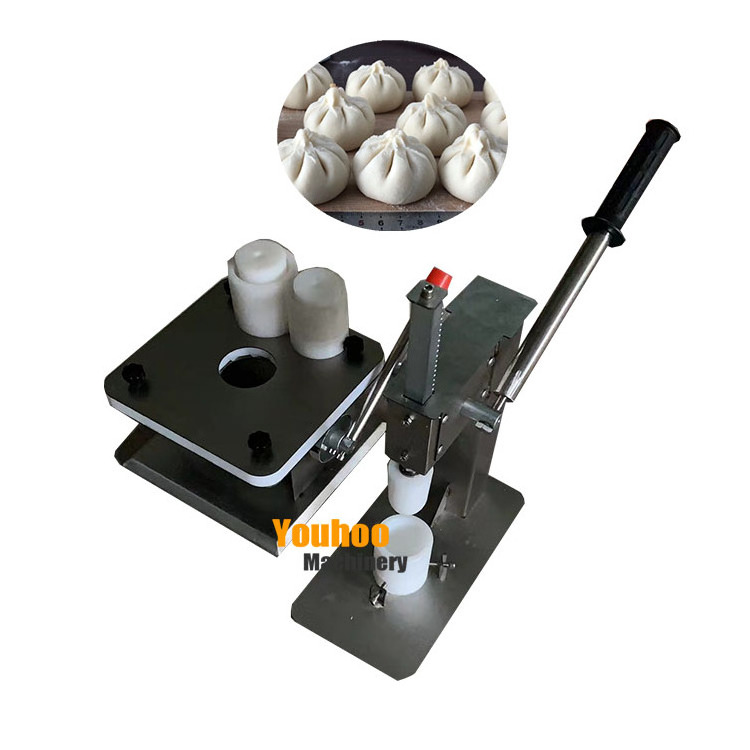 manual cheap price small siopao making filling wrapping machine pork bun household machine for sale