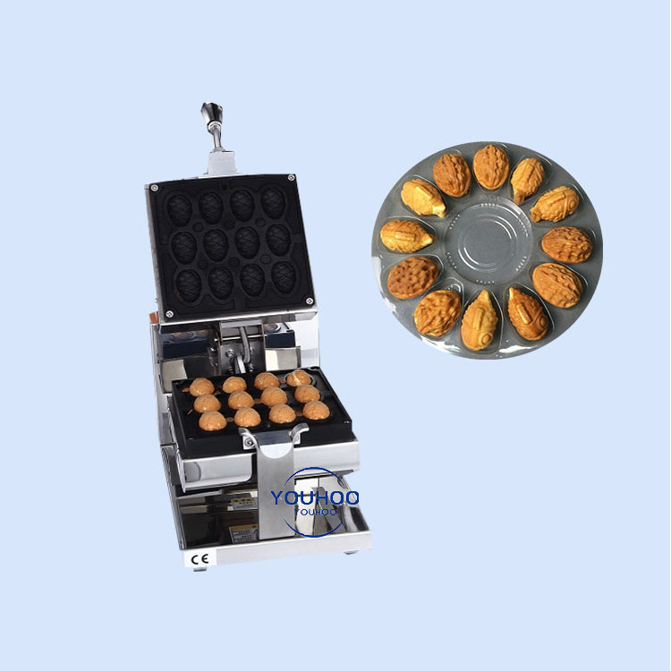 breakfast shop corn shaped cake manju waffle maker making baking machine