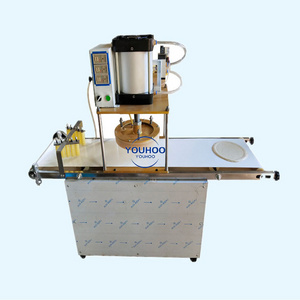 pneumatic pizza dough press machine naan bread crust making pressing machine automatic