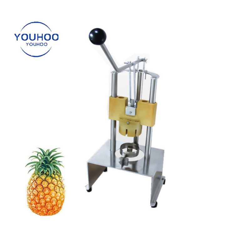 Large supermarket commercial ananas peeler and corer machine pineapple peeler corer slicer cutter equipment