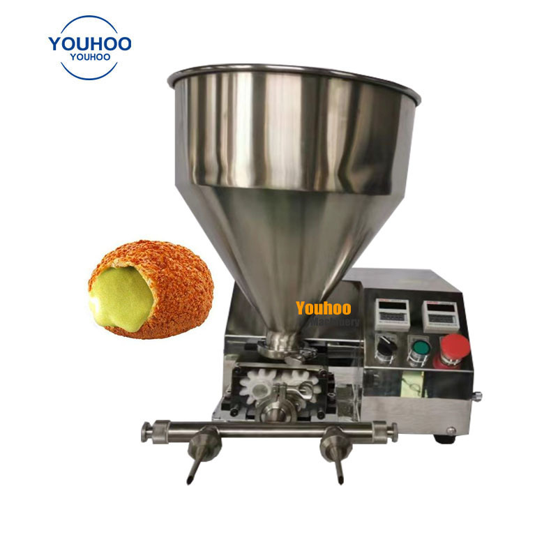 bakery croissant cream filler forming machine semi automatic donut injector donut filling machine price