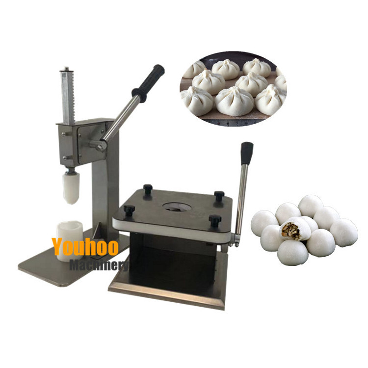 manual cheap price small siopao making filling wrapping machine pork bun household machine for sale