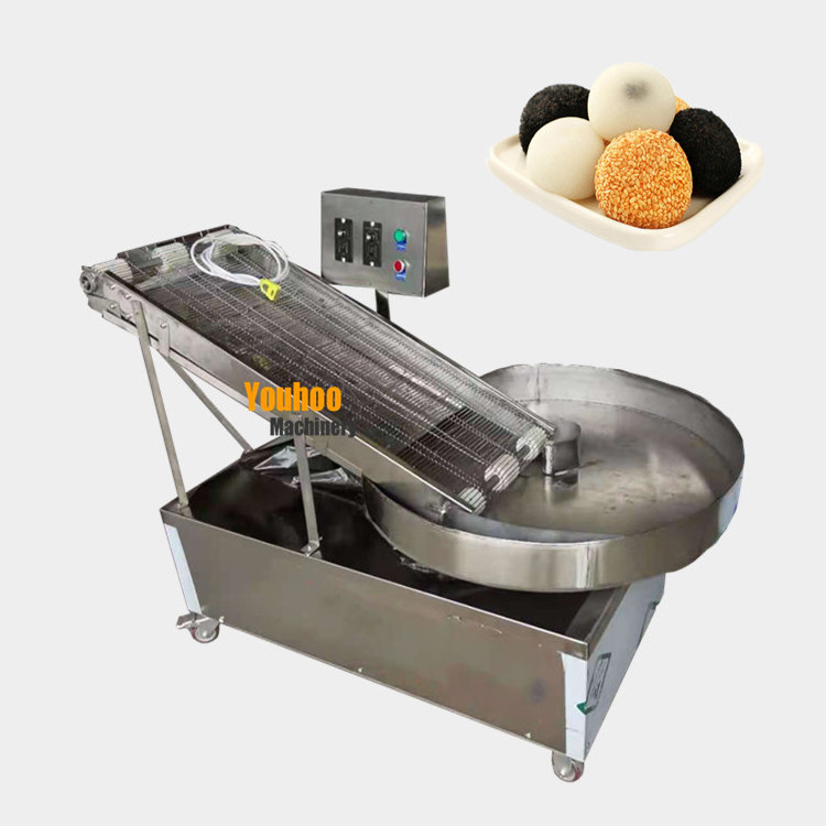 fully automatic mochi ice cream coating covering machine flour powder sprinkling machine for industrial