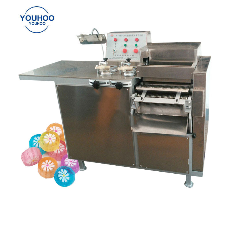 industrial chocolate lollipop machine candy cut and wrapping machine taffy puller equipment plant