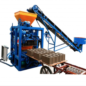 Fully automatic hollow concrete block making machine