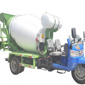 Diesel engine tricycle truck 1m3 mobile small mini concrete mixer