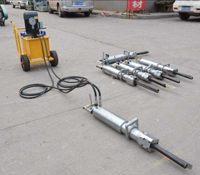 OEM factory used hydraulic rock splitter for stone quarry and construction