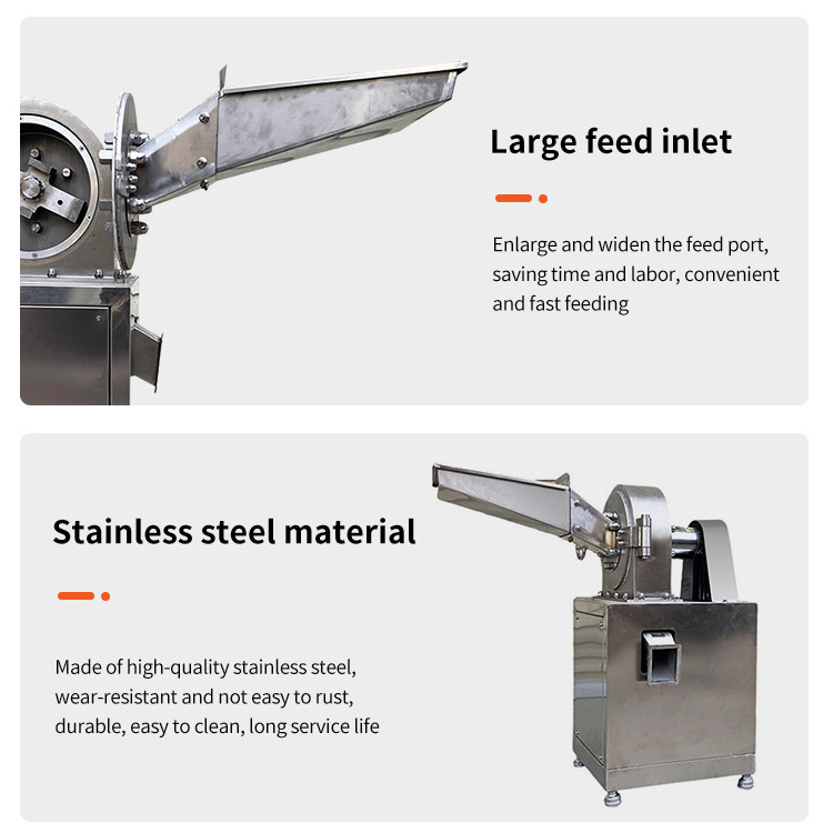 Big Capacity Industrial Corn Grinder Automatic Corn Grinder Mill  Powder Grinder Grinding Machine