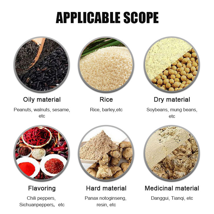 Industrial Dry Kava Root Cocoa Coffee Bean Salt Sugar Fine Powder Making Grinder Grinding Machine