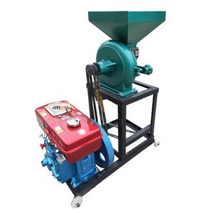 Cast Iron Industrial Coffee Rice Feed Maize Plastic Corn Mill Grinder Machine