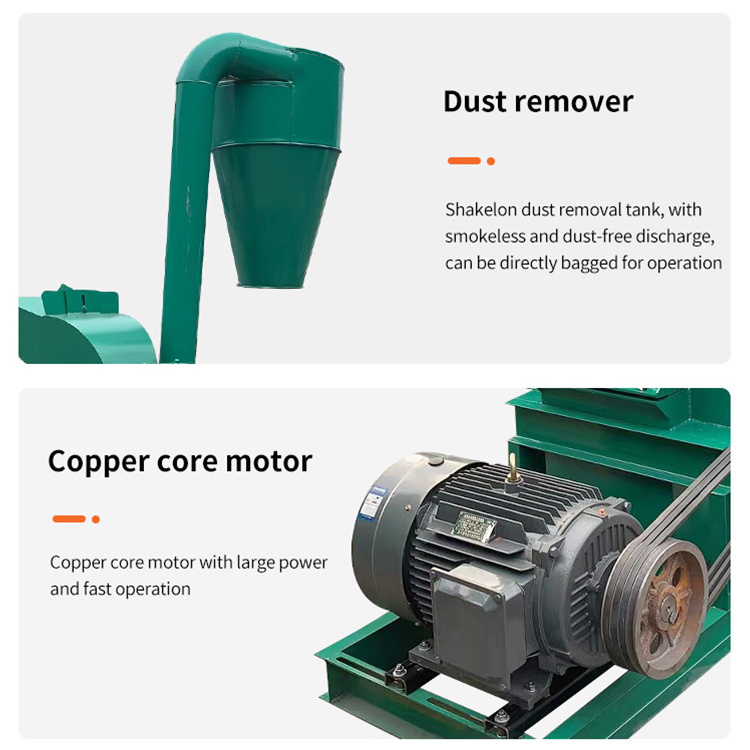 Sawdust Shaving Machines Wood Hammer Mill Crusher Machine Twig Making Sawdust Wood Chipper Making Machine