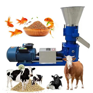 10% Discount Full Model Feed Mill Pelletizer 160 Floating Small Fish Feed Pellet Making Machine For Chicken Animal Feeds