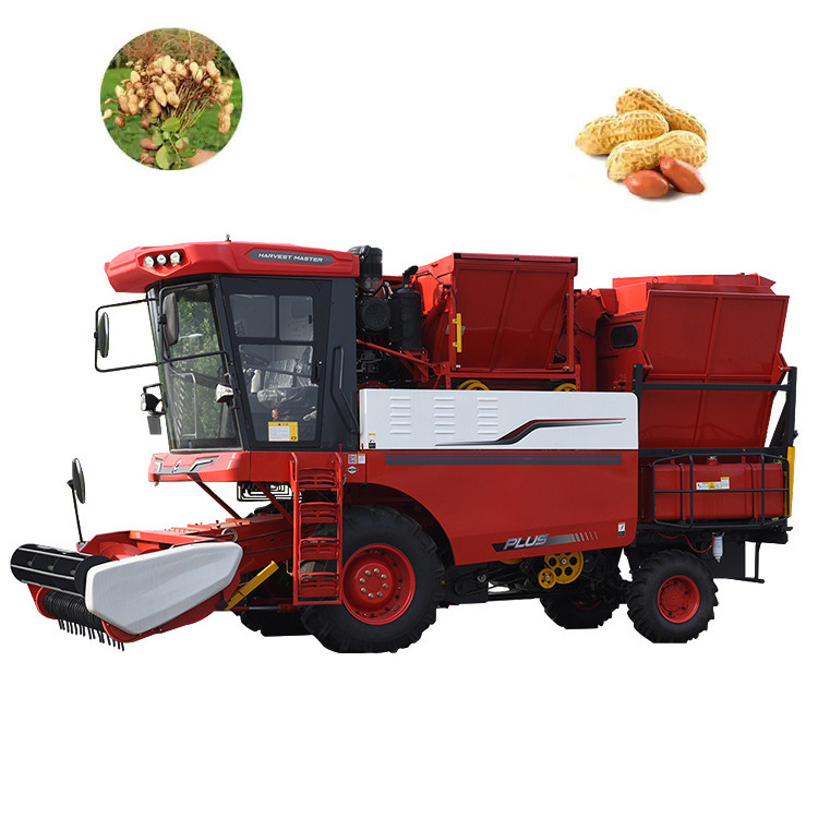 Agricultural Peanut Picker Machine/automatic Soybean Maize Rice Machine Harvesting Rice Harvester Tractor Combine