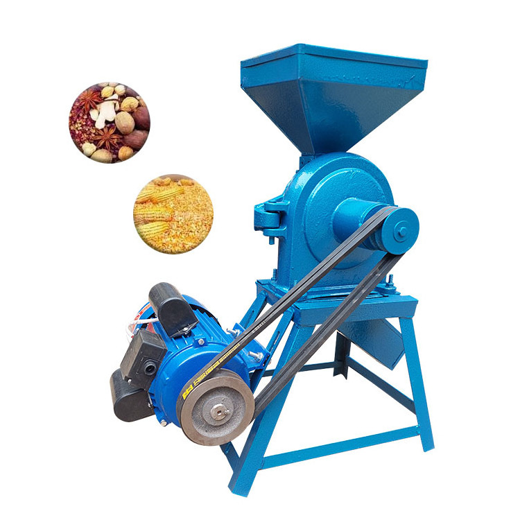 Cast Iron Wheat Flour Crusher Pulverizer Mill Corn Grinder Machine 7hp