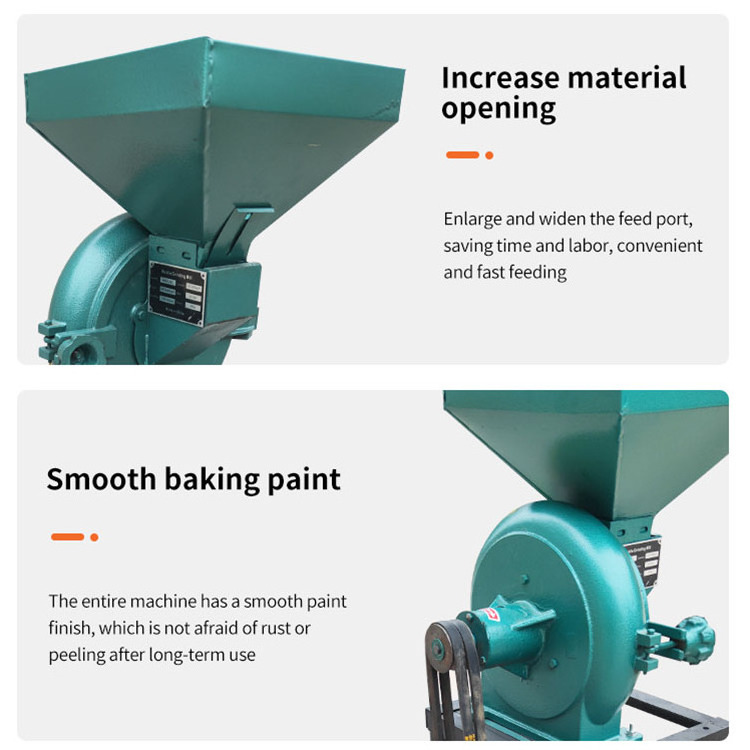 Cast Iron Commercial Manual Coriander Corn Cob Crop Dried Fruit Grinder Flour Milling Machine