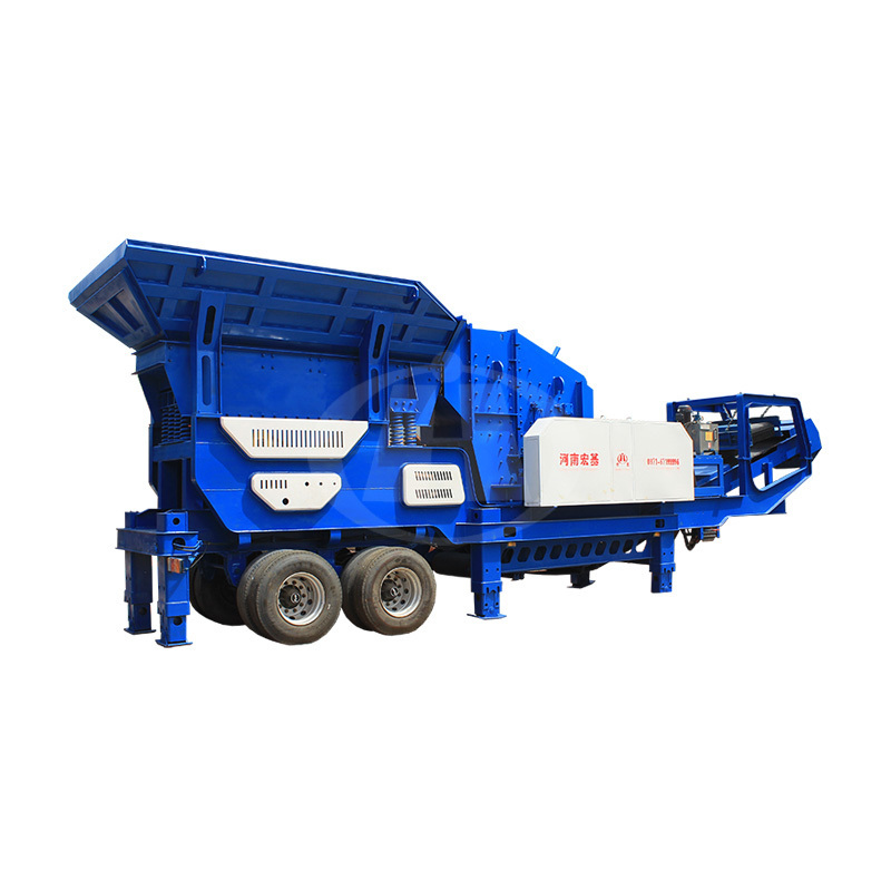 Tracked Iron Ore Mobile Stone Jaw Crusher Primary Crushing Station