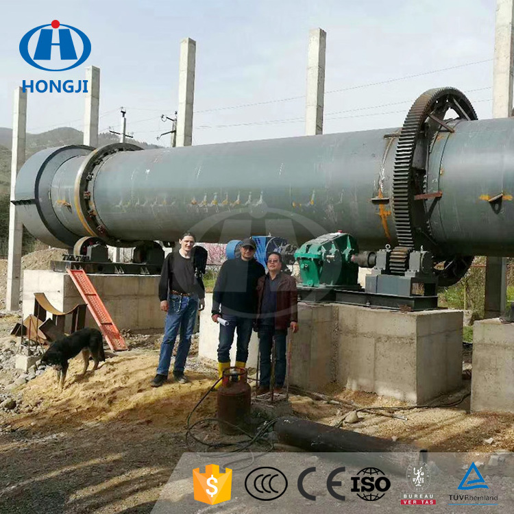 5.5-37kw Coal Sludge Sand Drying Sawdust Rotary Drum Dryer