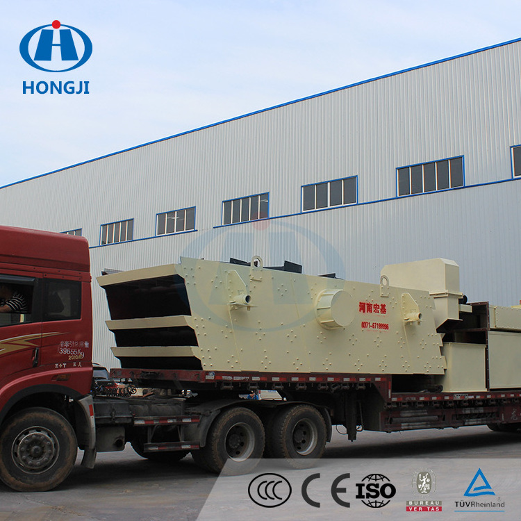 High Capacity Vibrating Screen In Crusher Line