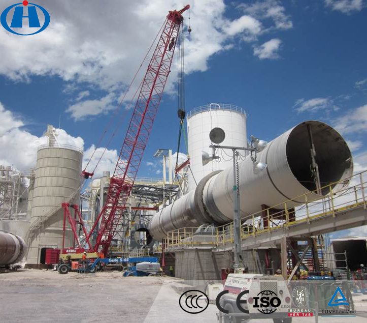 High Efficiency Mini Cement Plant Project Cost Mineral Rotary Kiln For Bauxite