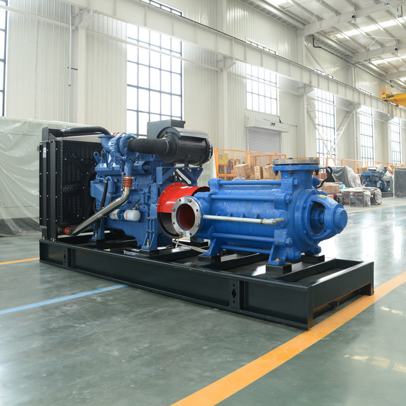 High pressure smart centrifugal farm supply water delivery machine Diesel multi-stage pump with agriculture irrigation