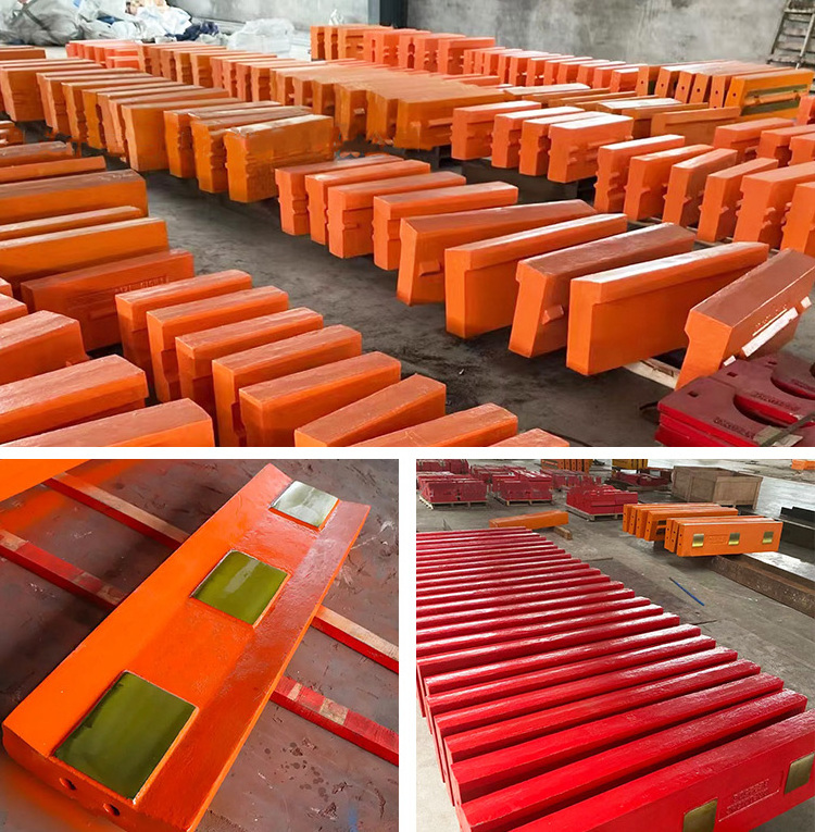 PF1007 PF1010 Impact crusher spare parts blow bar/impact plate/hammer plate for selling