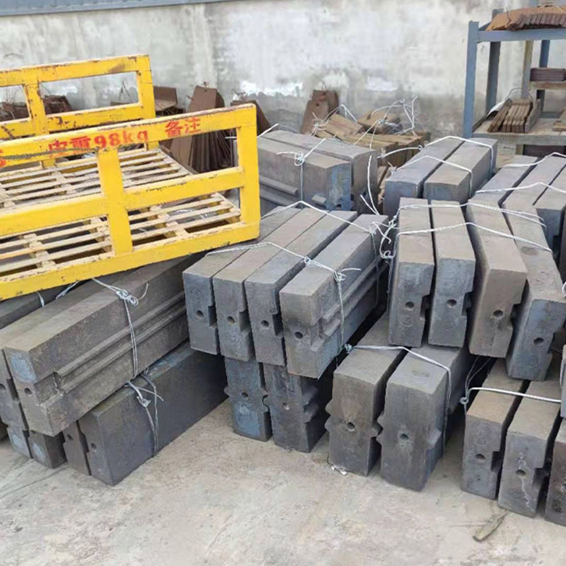 PF1007 PF1010 Impact crusher spare parts blow bar/impact plate/hammer plate for selling