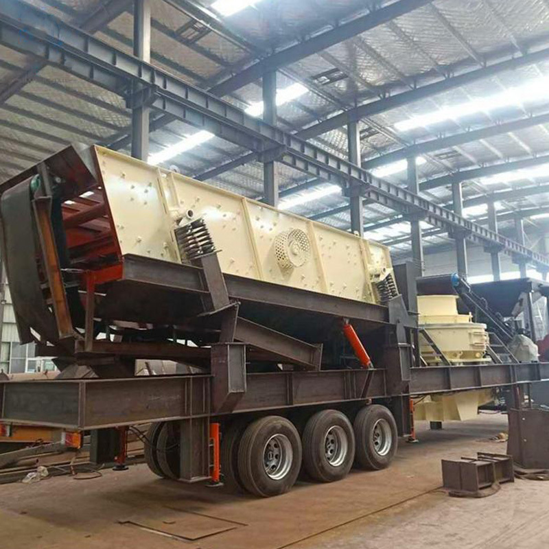 Wholesale price impact crusher feeder/vibration screen/3 in 1 mobile VSI sand making plant