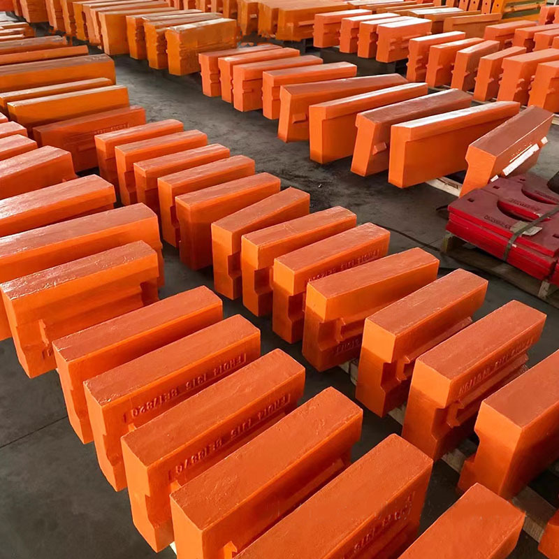 PF1007 PF1010 Impact crusher spare parts blow bar/impact plate/hammer plate for selling