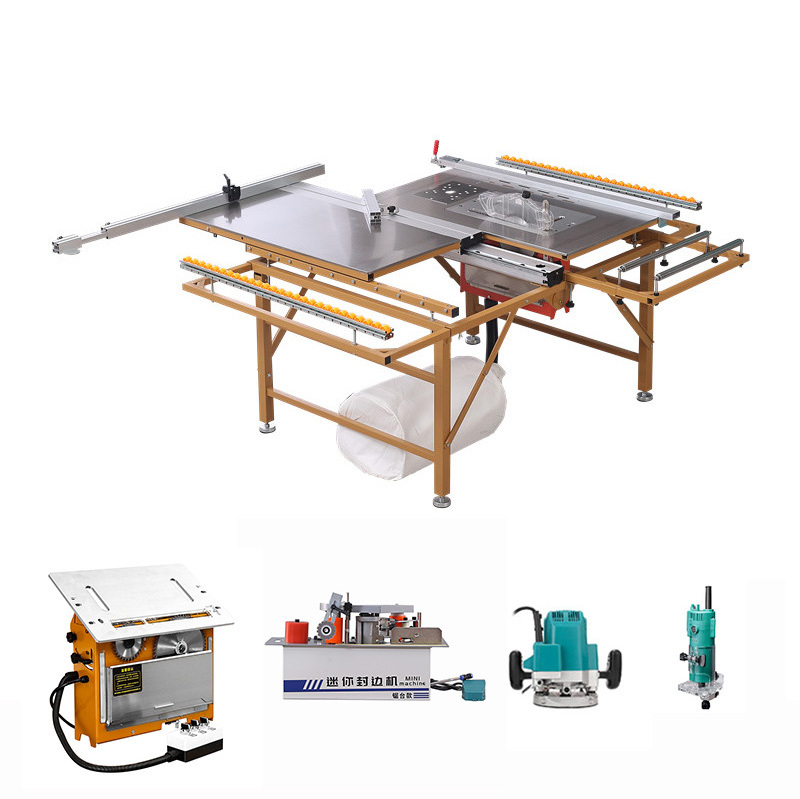 Multi Saw Machines  Panel Saw AutomaticTable Saw Machine And Router Table Multi Function Woodworking Machine