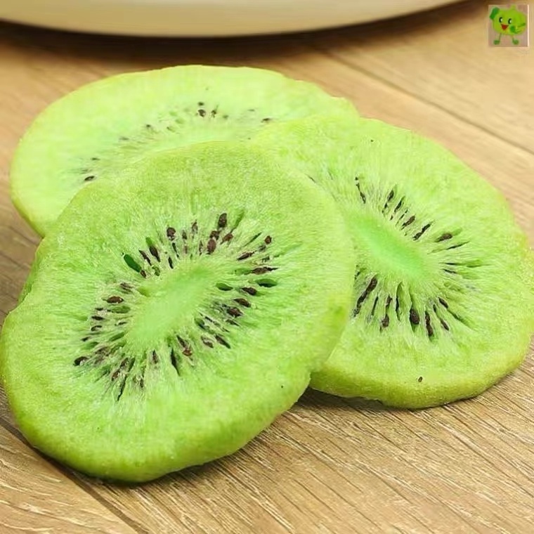 Factory Supply Healthy Freeze Dried Fruit Kiwi Delicious Freeze Dried Kiwi Slice