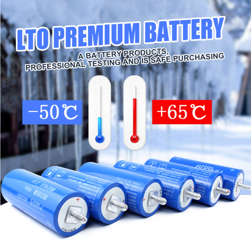 Original Real Capacity Lto Lithium Titanate Battery LTO66160K 2.3v 30ah 35ah 40ah 50ah Lto 66160 Battery