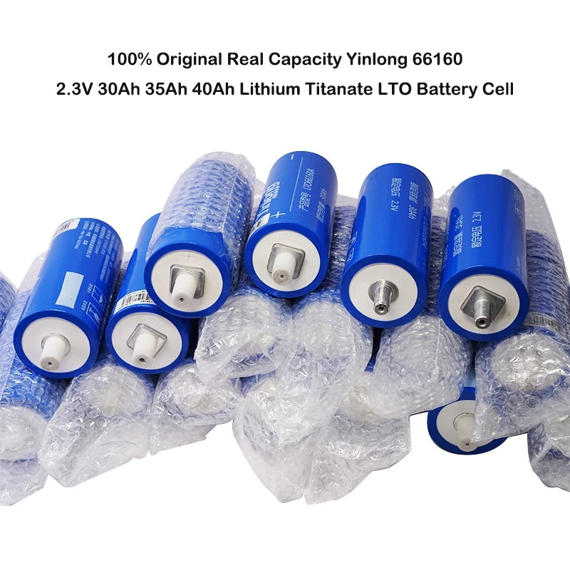 Original Real Capacity Lto Lithium Titanate Battery LTO66160K 2.3v 30ah 35ah 40ah 50ah Lto 66160 Battery