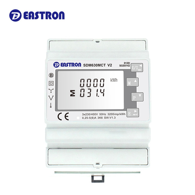 Eastron SDM630MCT MID Smart Electric Energy Meter Deye Three Phase Energy Meter