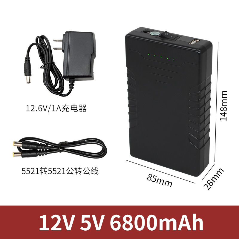 Technology Reasonable Price Usb Dc Portable Battery 12v 5v Rechargeable Battery 11.1v 5800mah 9800mah Battery Pack