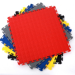 heavy duty interlocking pvc garage floor tiles/removable plastic interlocking warehouse floor mats