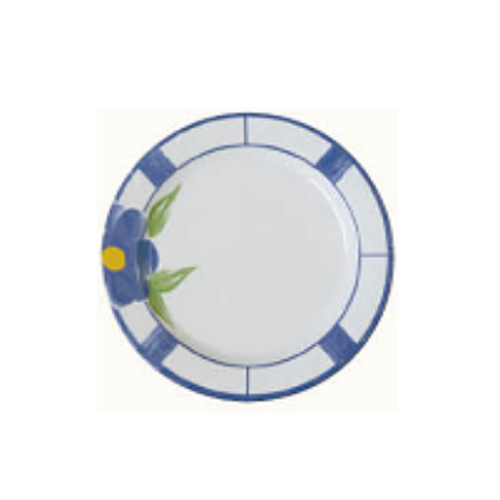 Customized Unbreakable Hotel 100% Melamine Dinnerware Flower Printing Tray Plate 13011