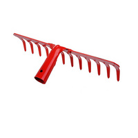 Red Color Steel Garden Rake In High Quality(SG-080)