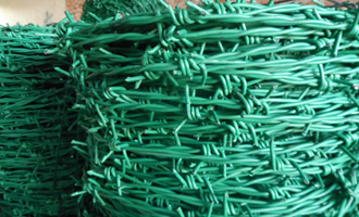 PVC coated barbed iron wire AYW-024