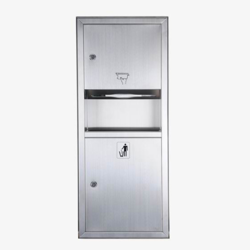 Public Washroom Stainless Steel Paper Towel Combination Units  WS-728E