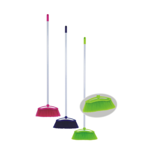 long handle colorful broom plastic sweeping angle broom  KX-782