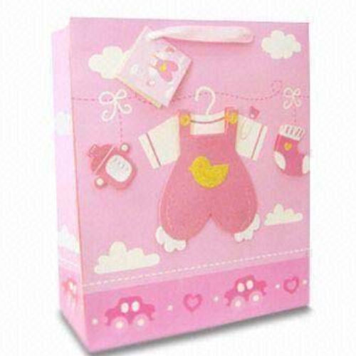 Factory supply eco-friendly shopping bag custom logo printed kraft paper bag FS030
